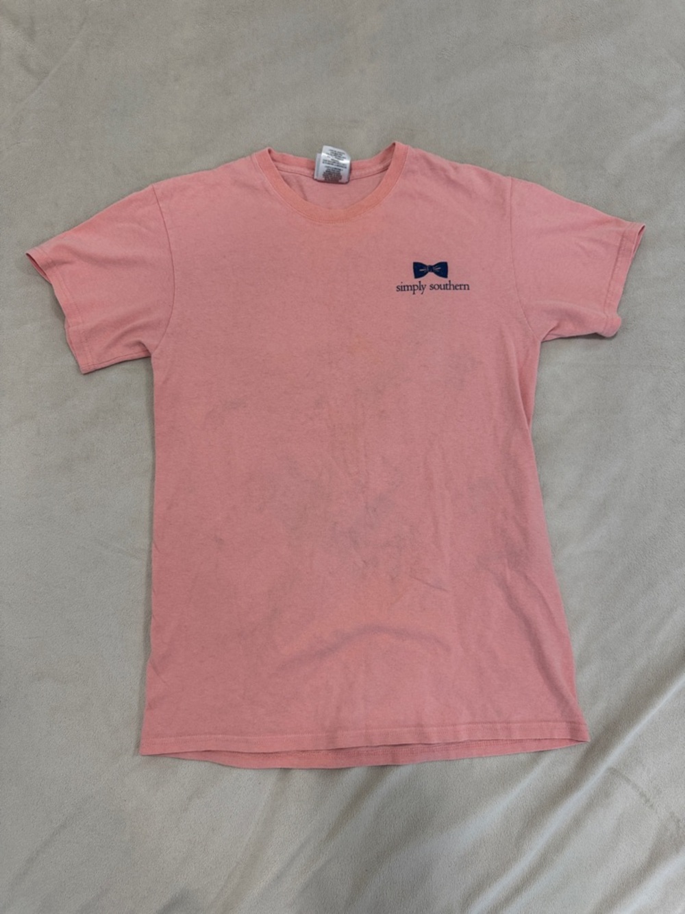 Simply Southern Coral Pink 100% Cotton